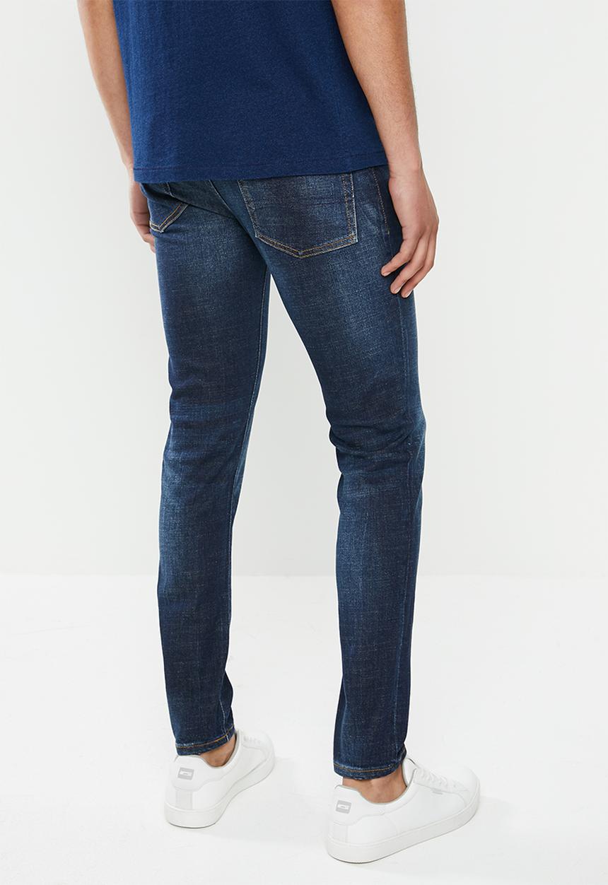 Superdry. - Travis skinny denim - dark blue
