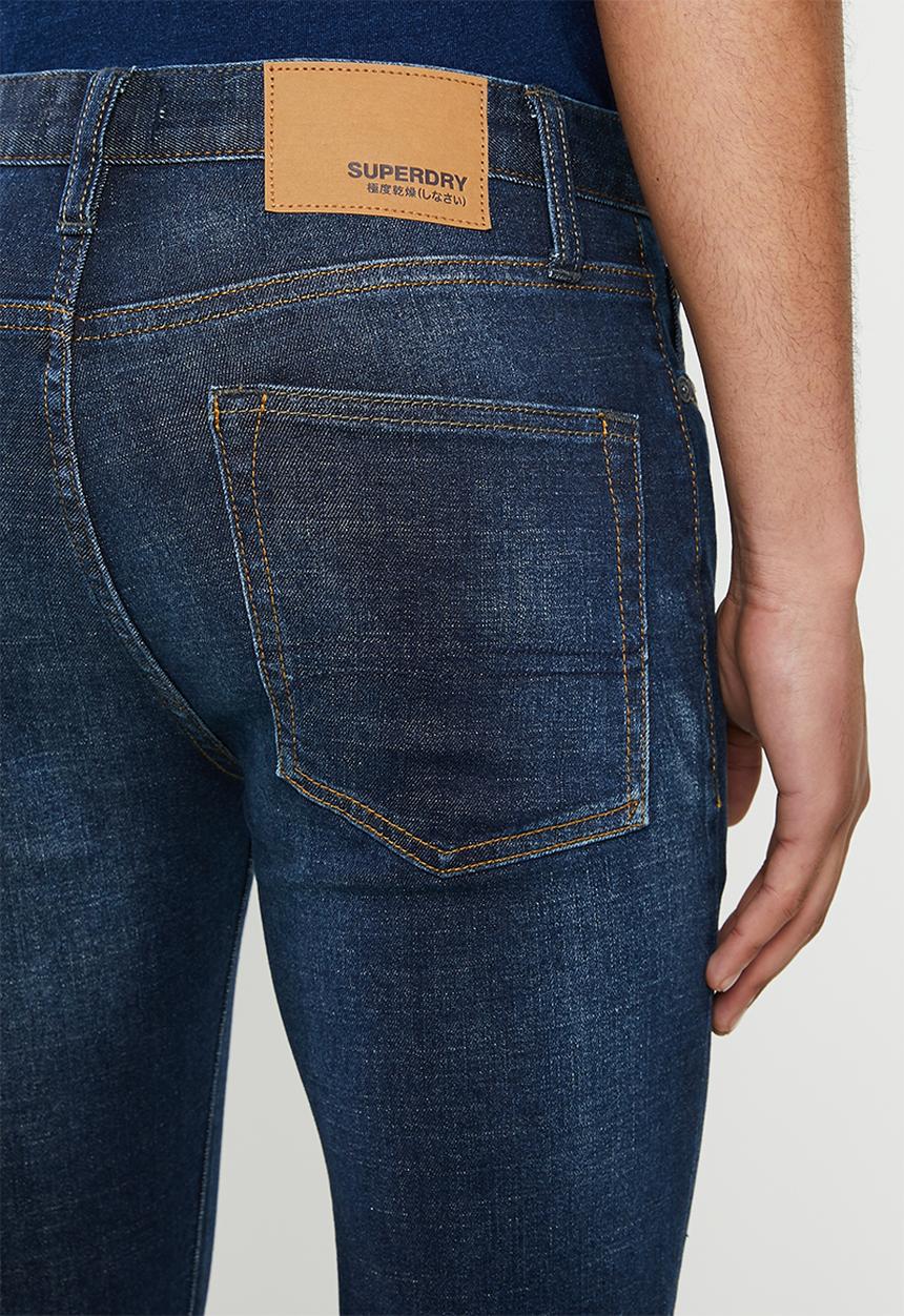 Superdry. - Travis skinny denim - dark blue