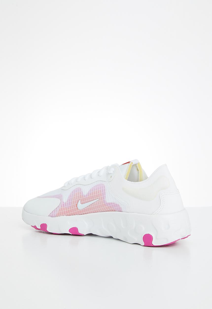 Nike - Renew Lucent - white/white-team orange-fire pink