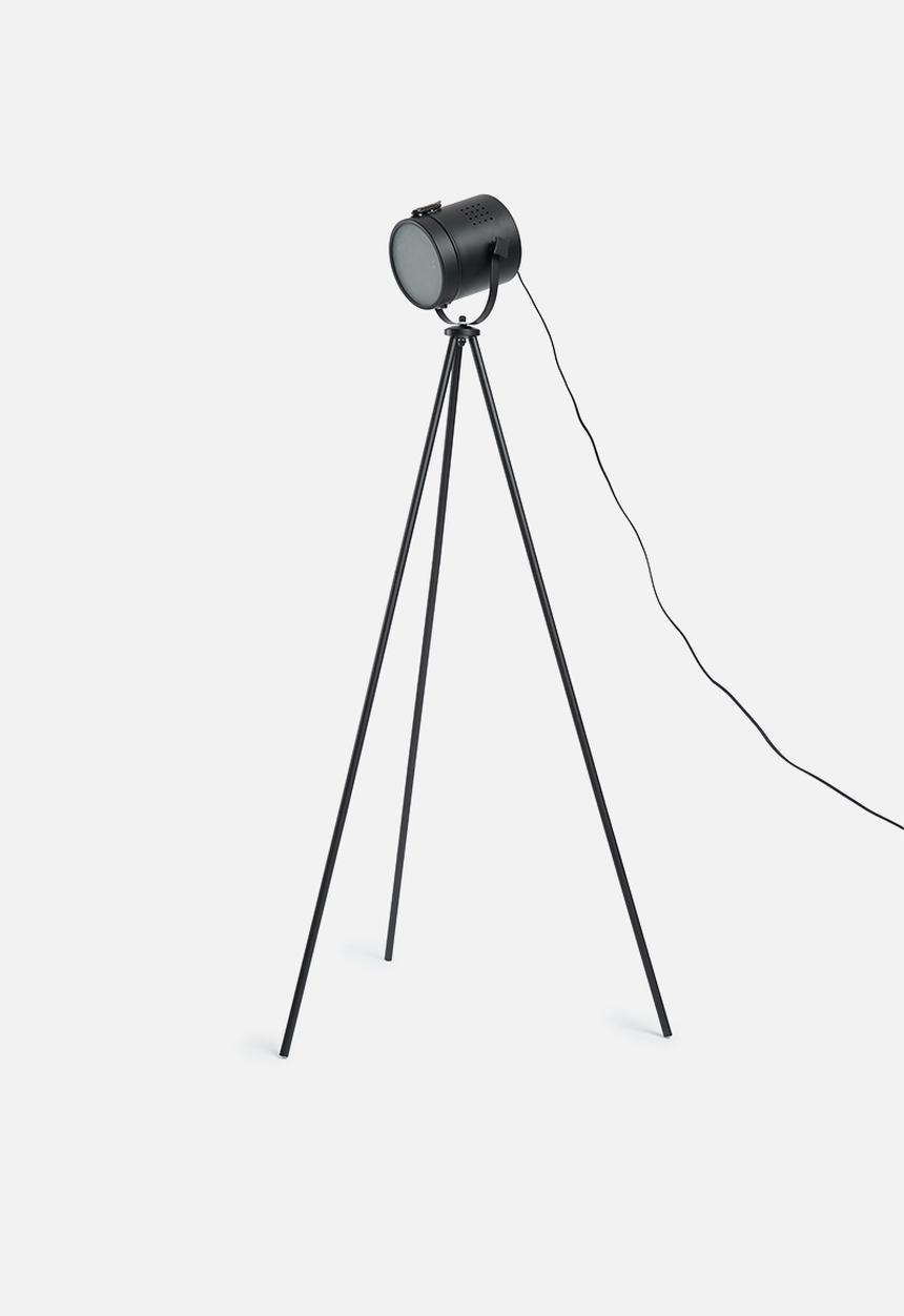 Sixth Floor - Hyde tripod floor lamp - black