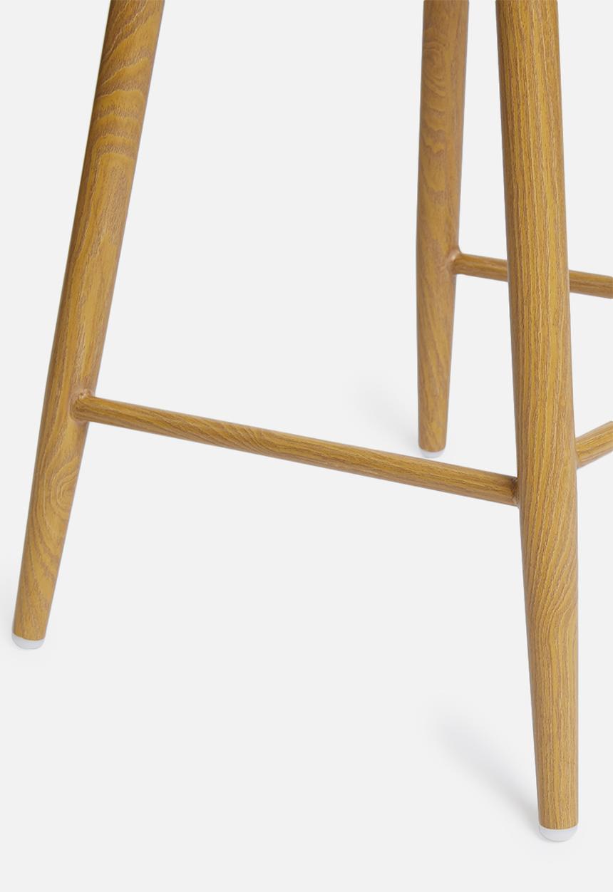 Sixth Floor - Felix kitchen stool - white & natural