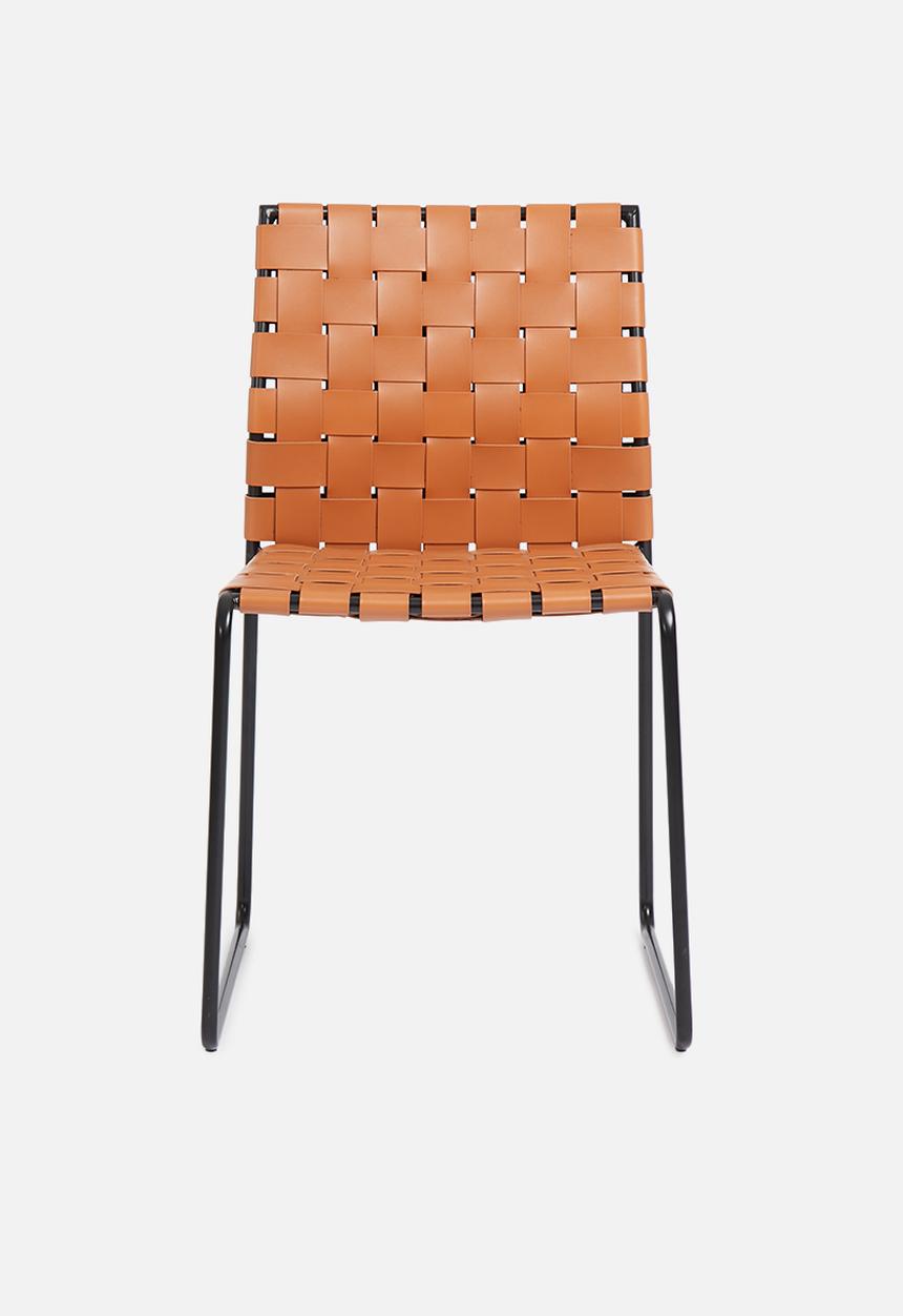 Sixth Floor - Woven dinning chair - brown