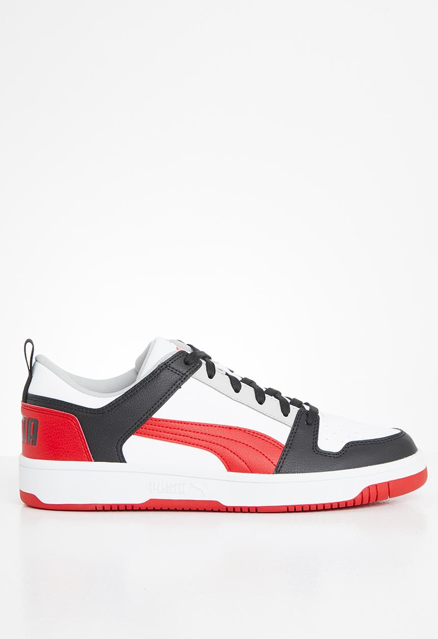 PUMA - Puma rebound layup lo sl - puma white-high risk red-puma black-gray violet