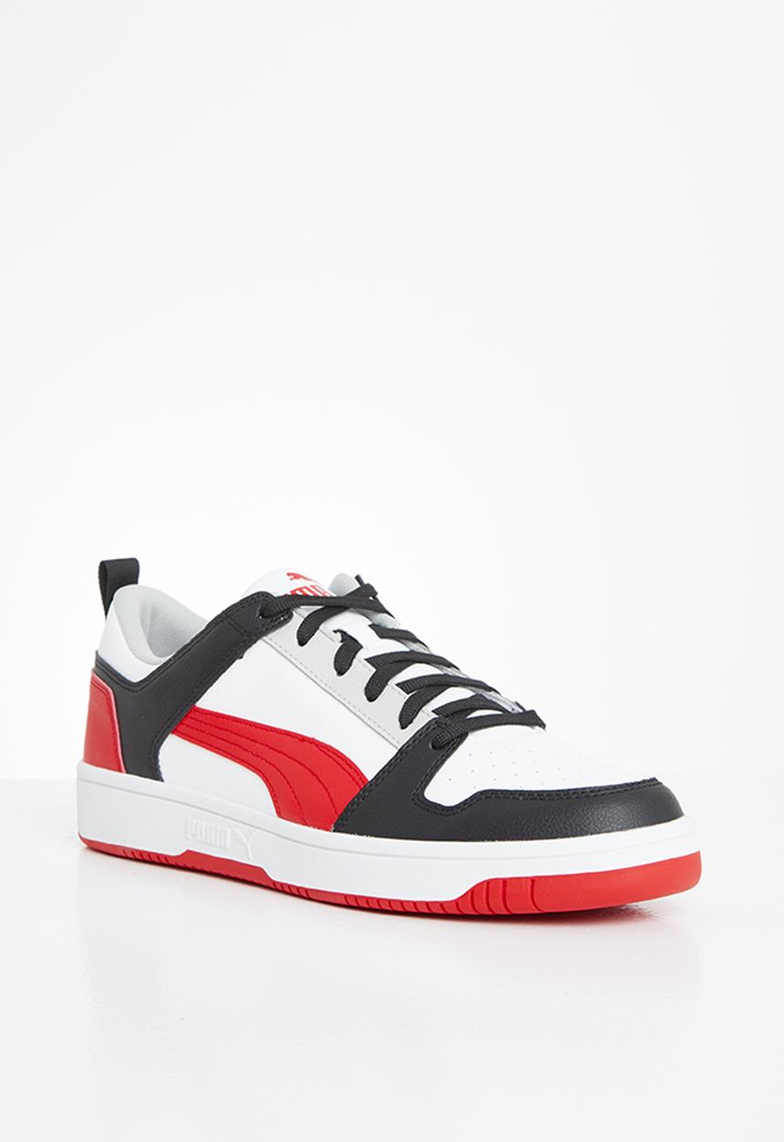PUMA - Puma rebound layup lo sl - puma white-high risk red-puma black-gray violet