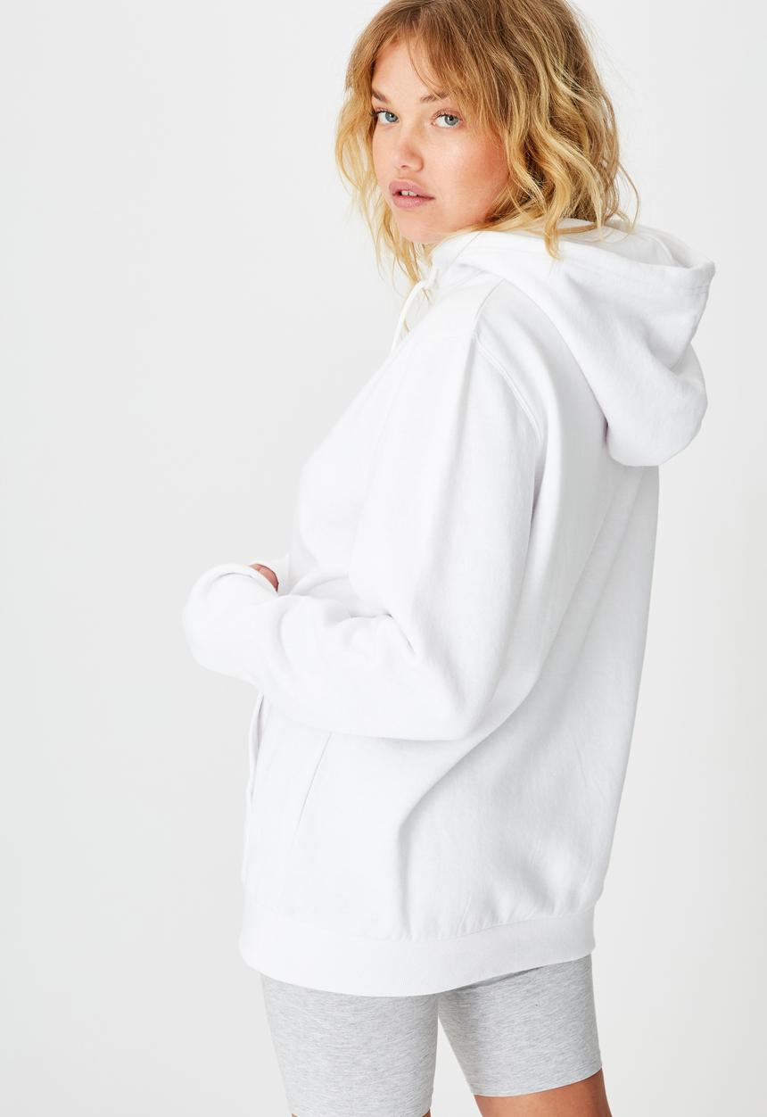 Factorie - Basic hoodie -  white