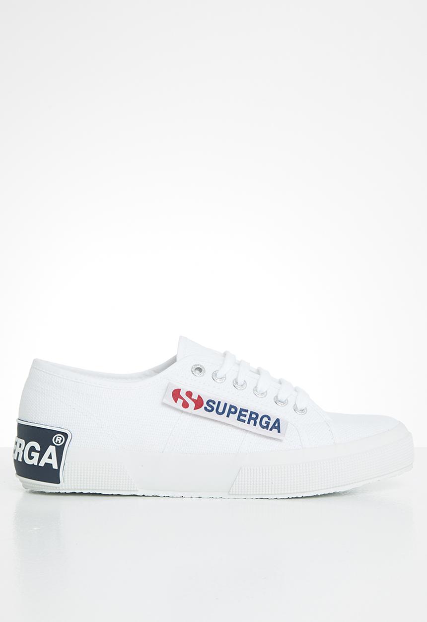 SUPERGA - 2750 big branded loud classic lo - white