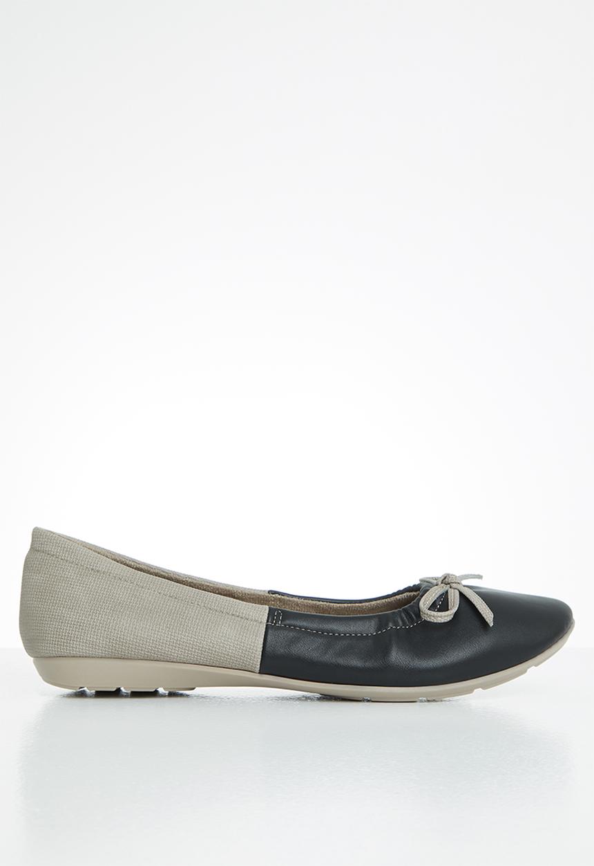 Butterfly Feet - Juvial pump - taupe & black 