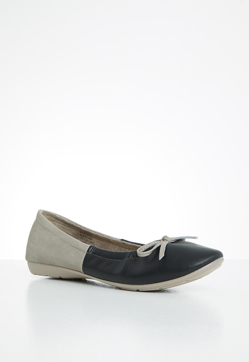 Butterfly Feet - Juvial pump - taupe & black 