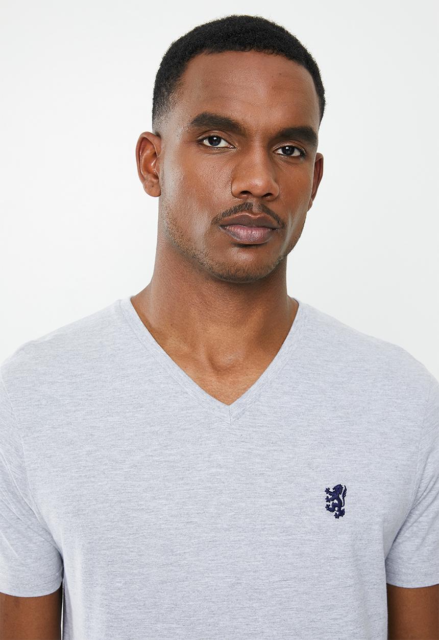 Pringle of Scotland - Broderick tee - grey