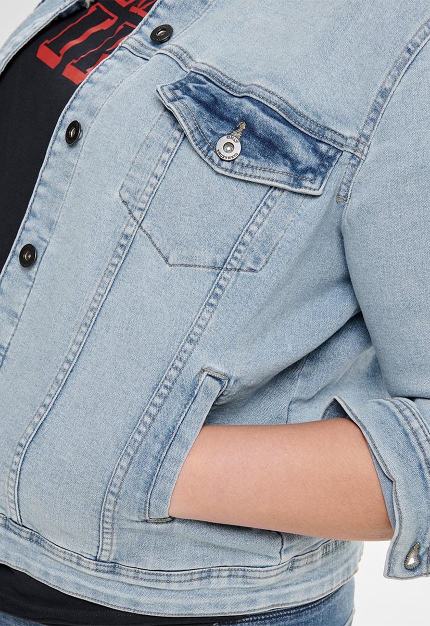 Carmakoma - Lock denim jacket - blue