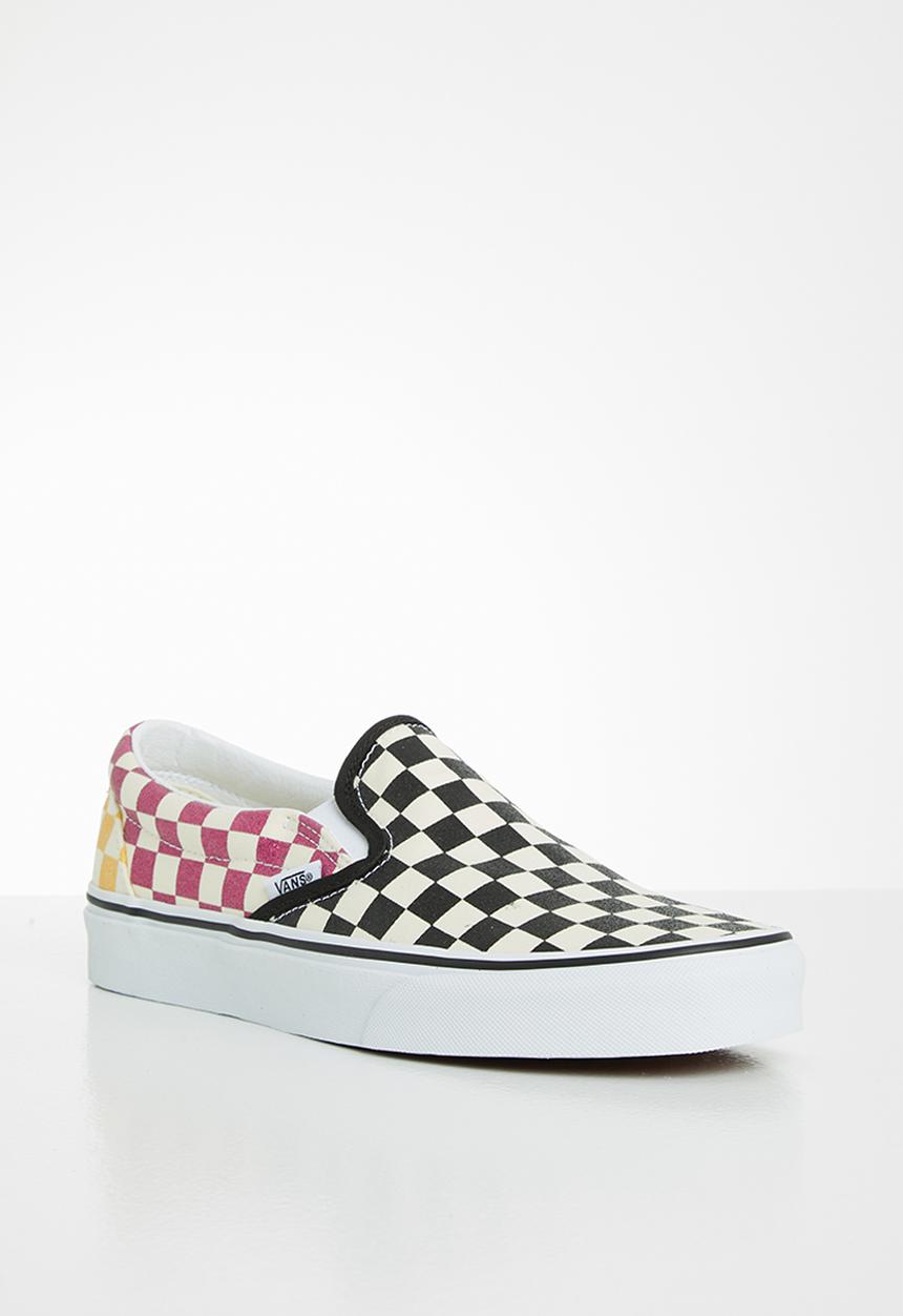 Vans - Classic Slip-On - (glitter check) multi/true white