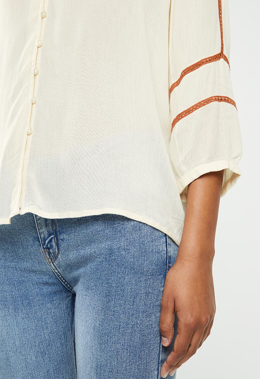 Vero Moda - Guna 3/4 shirt - neutral