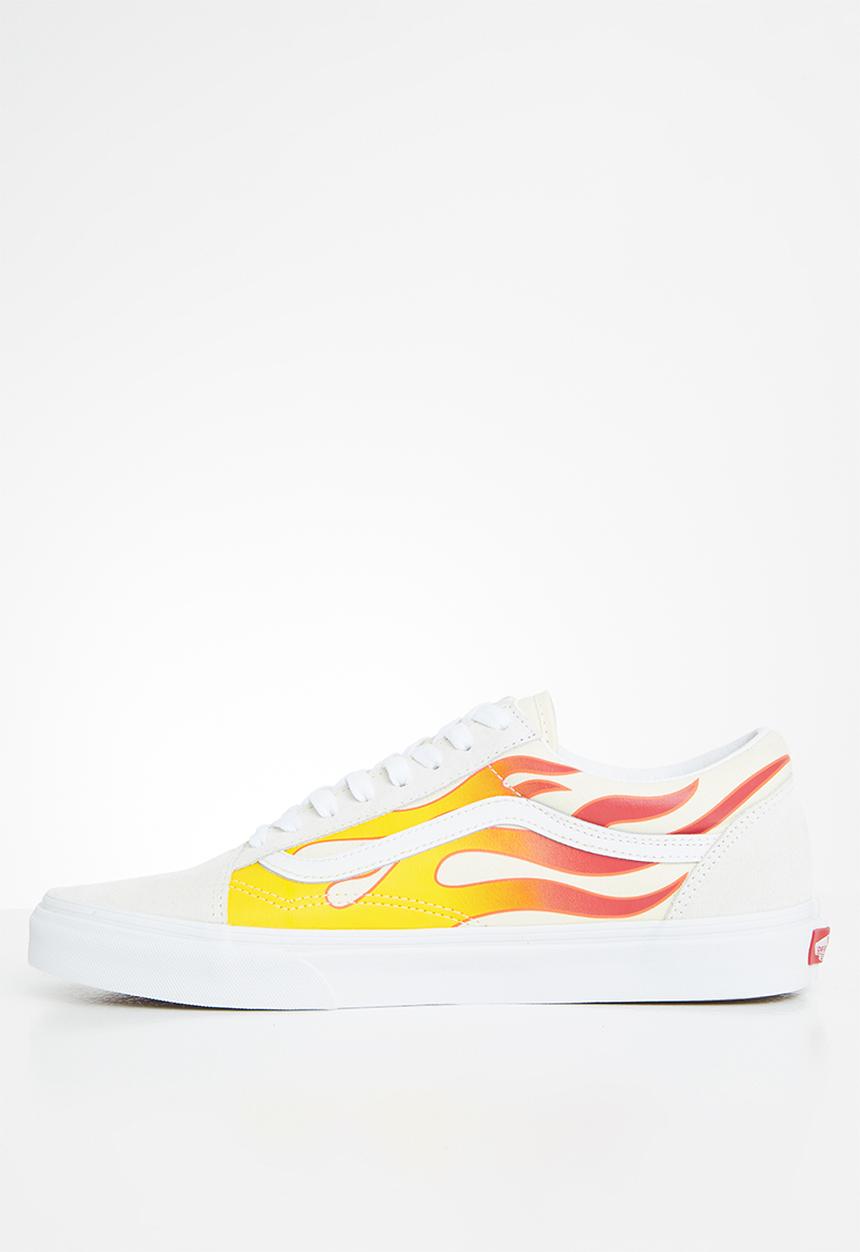 Vans - Old Skool - (flame) true white/classic white