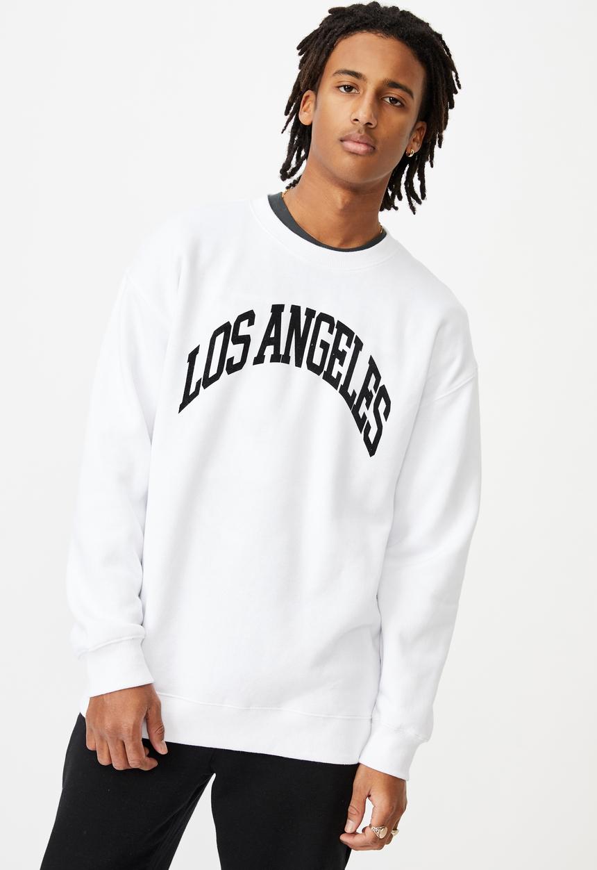 Factorie - Los angeles fleece top - white