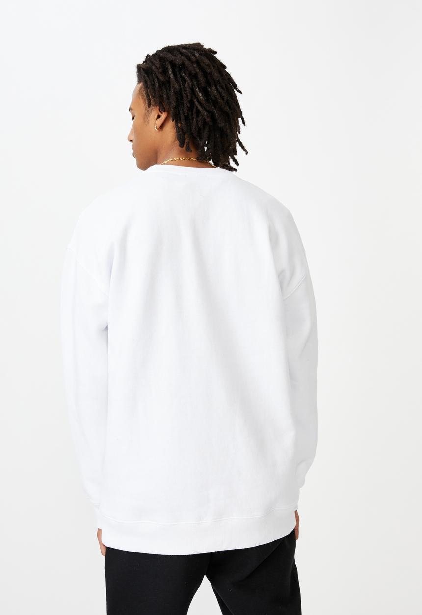 Factorie - Los angeles fleece top - white