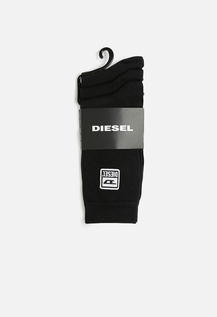 Diesel  - Ray 3 pack socks - black