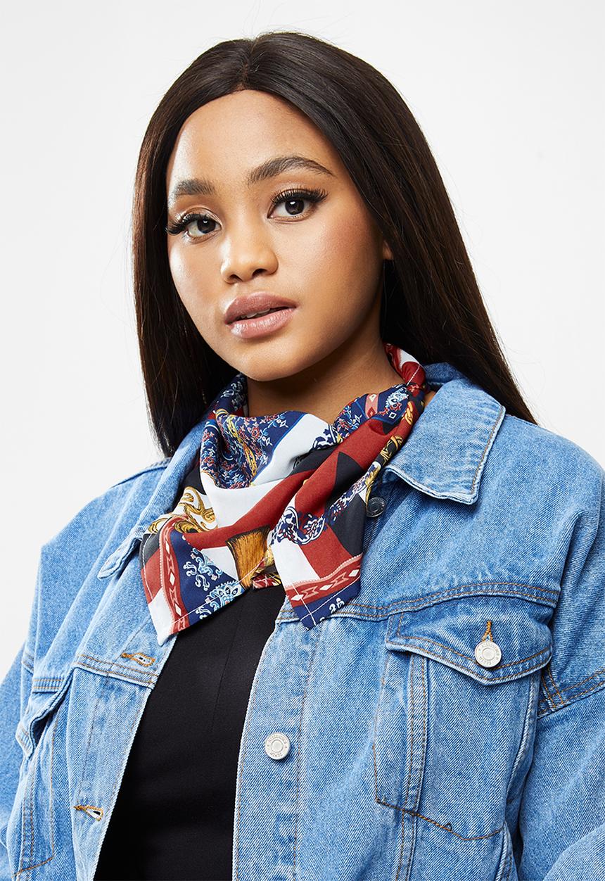 Superbalist - Vintage chain print neckerchief - multi