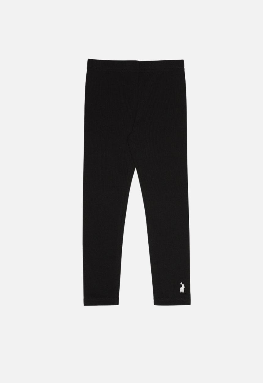 POLO - Girls victoria legging - black & white 