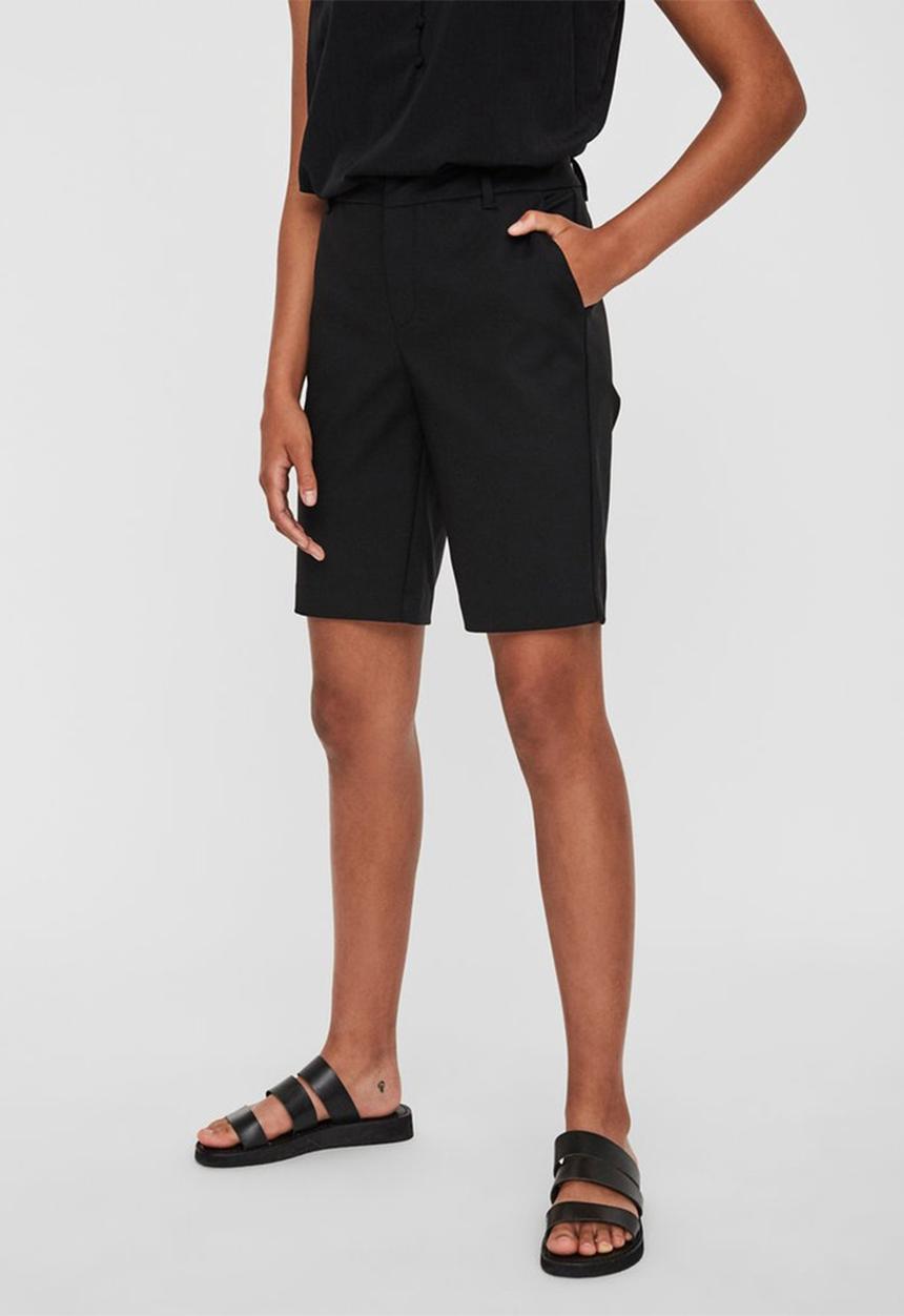 Vero Moda - Leah mr classic long shorts - black