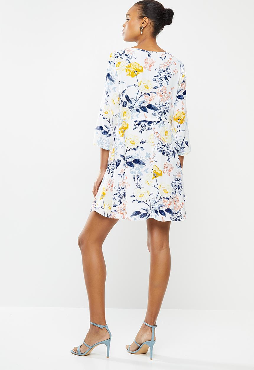 ONLY - Sandra 3/4 short dress - multi