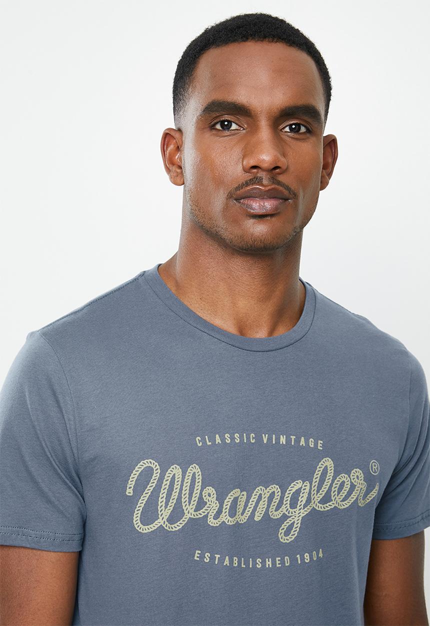 Wrangler - Rope classic vintage tee - grey