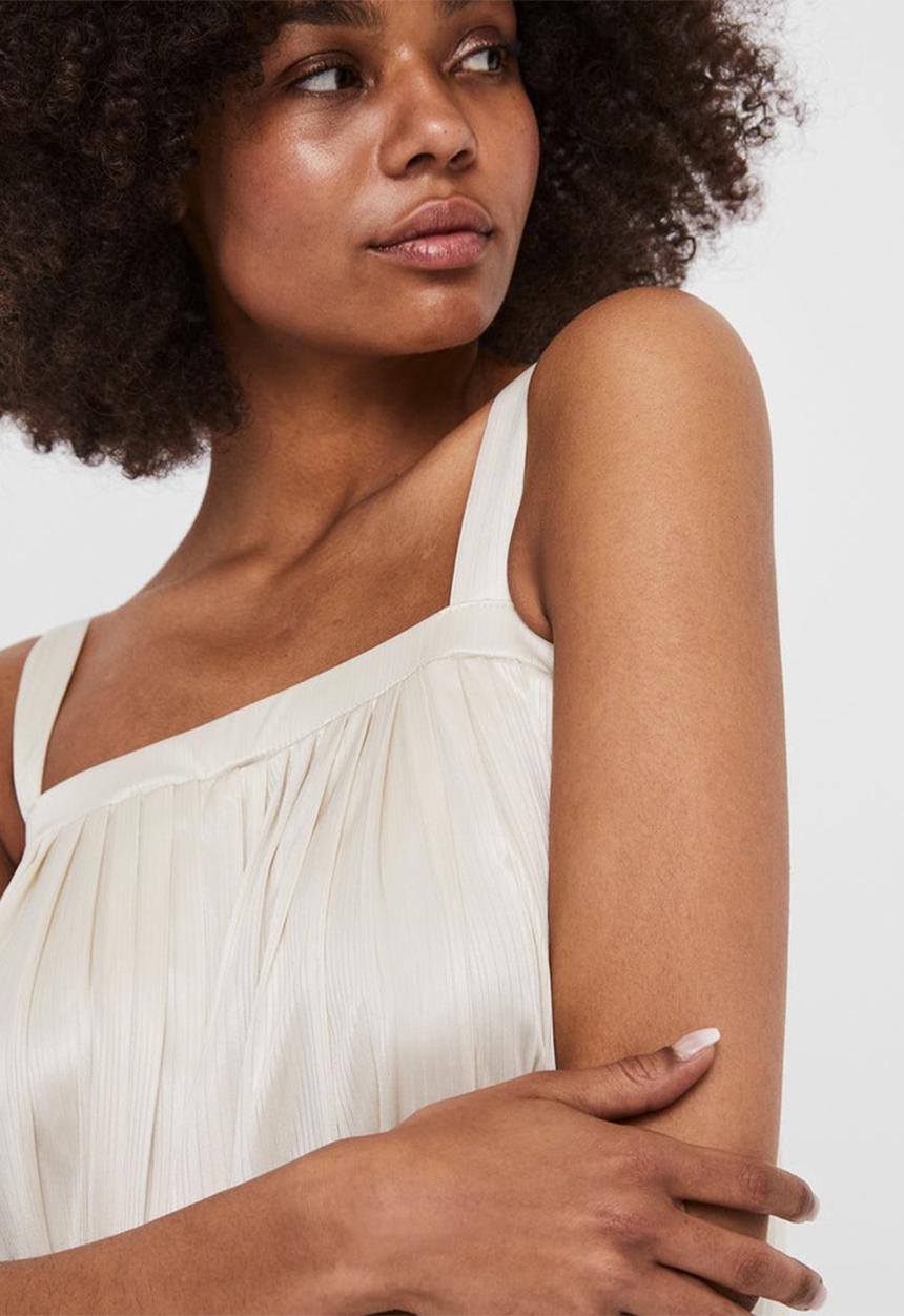 Vero Moda - Limara sl short dress - neutral