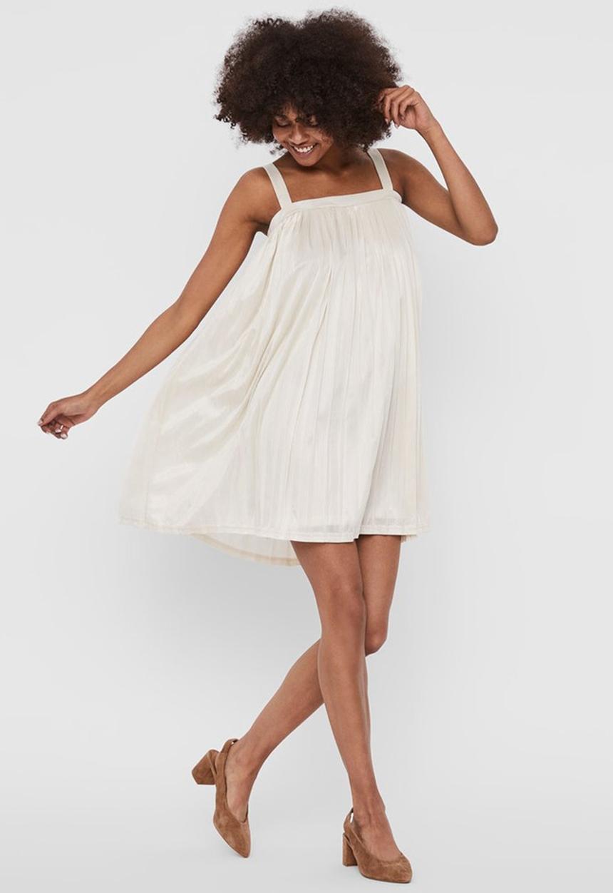 Vero Moda - Limara sl short dress - neutral
