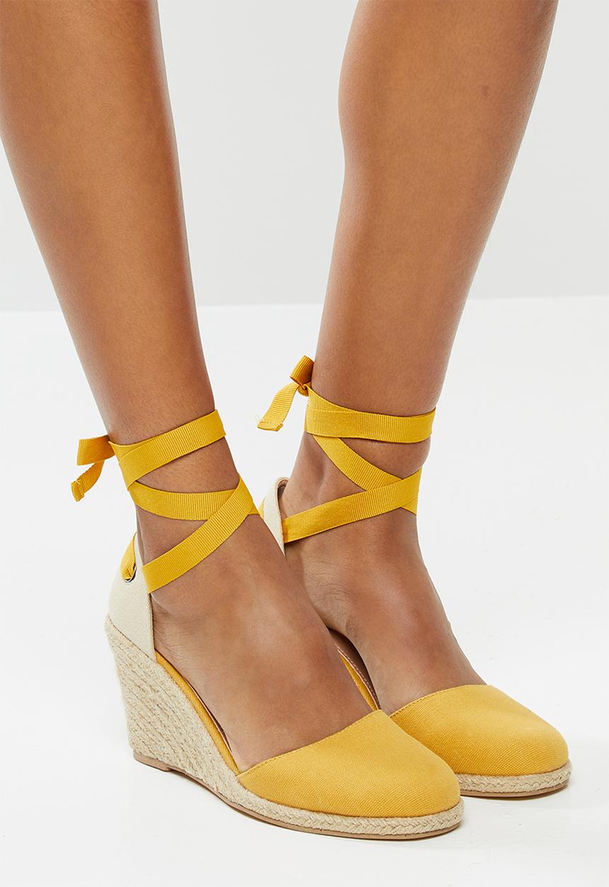 Superbalist - Bella espadrille heel - yellow 
