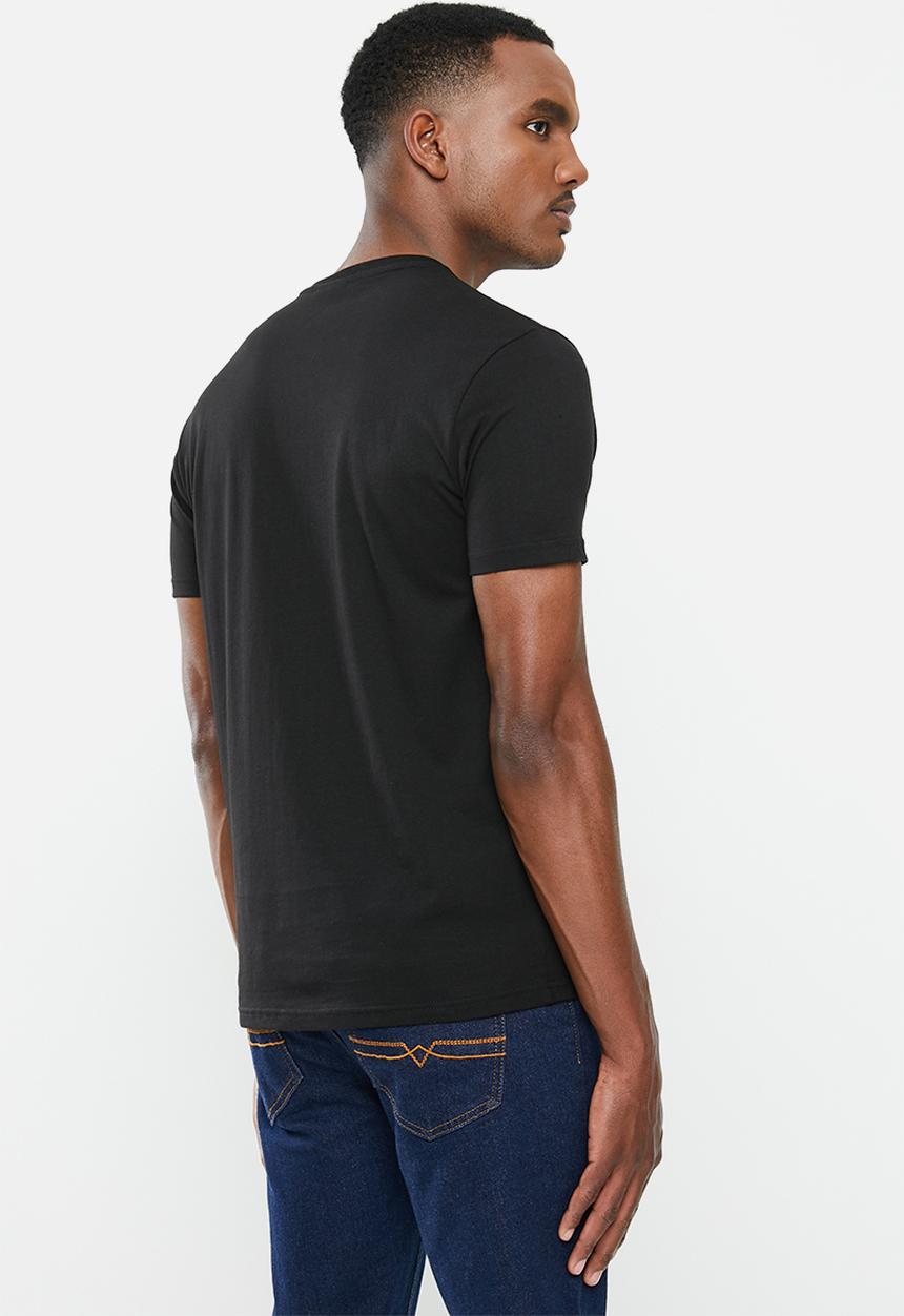 POLO - PRS printed logo tee - black