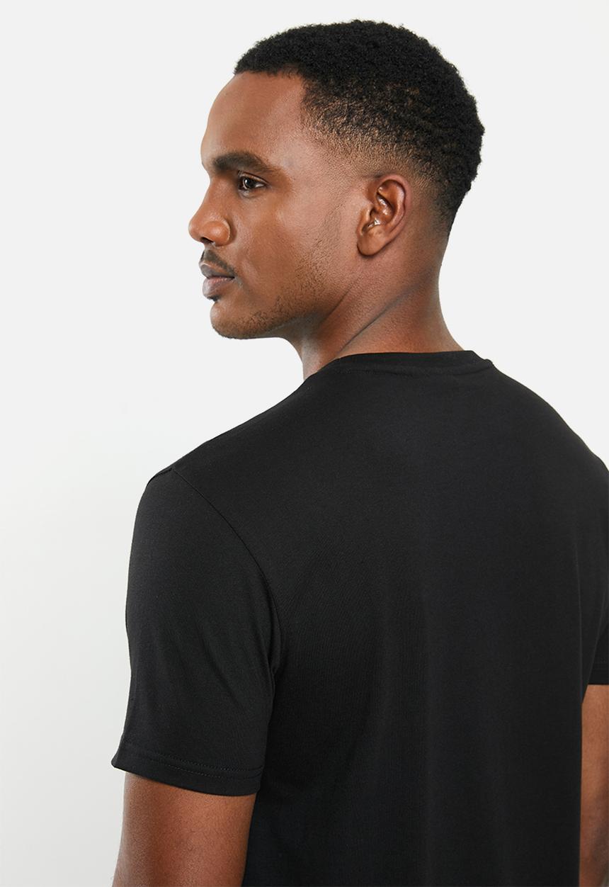 POLO - PRS printed logo tee - black