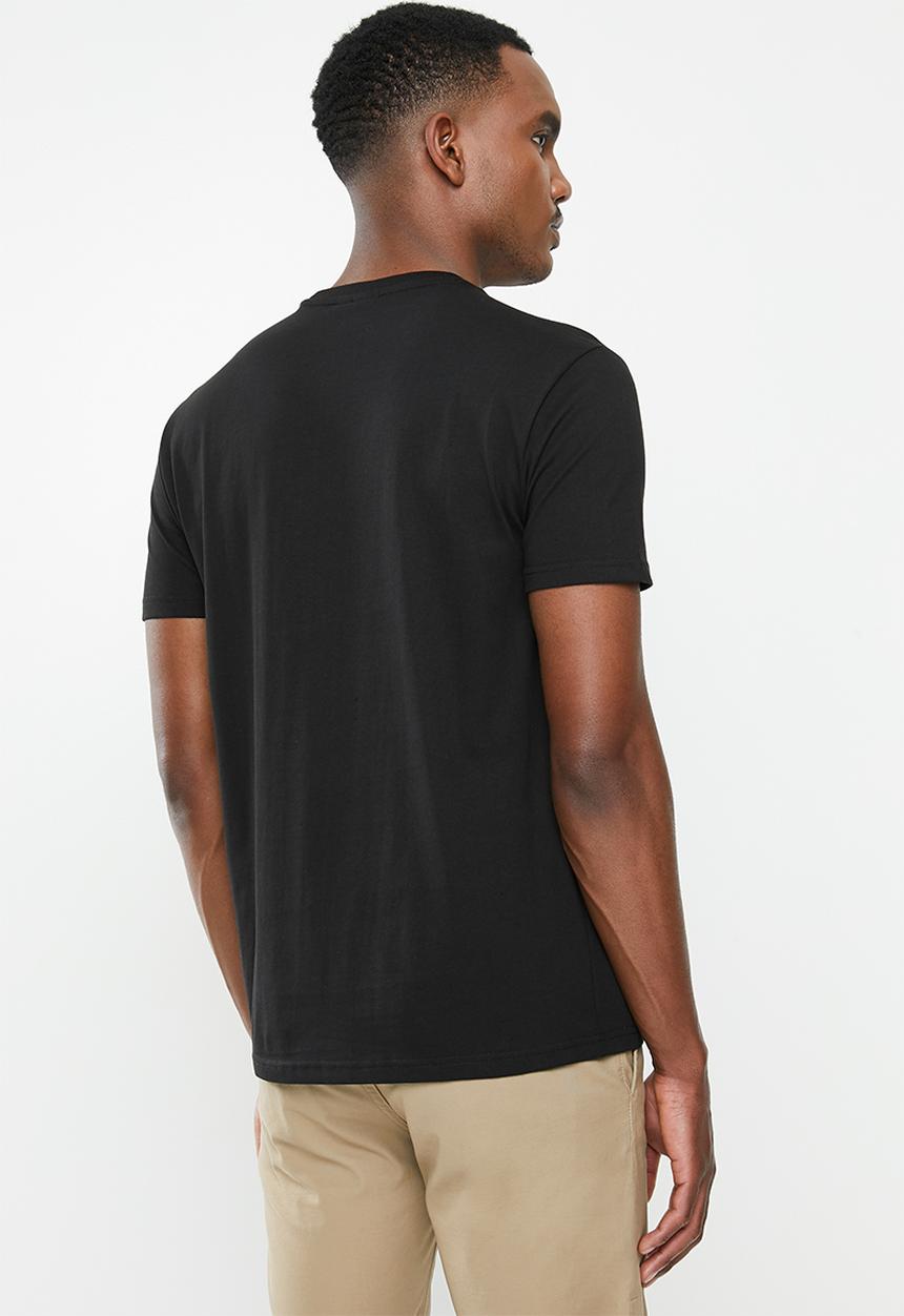 POLO - PRS embroidered logo tee - black