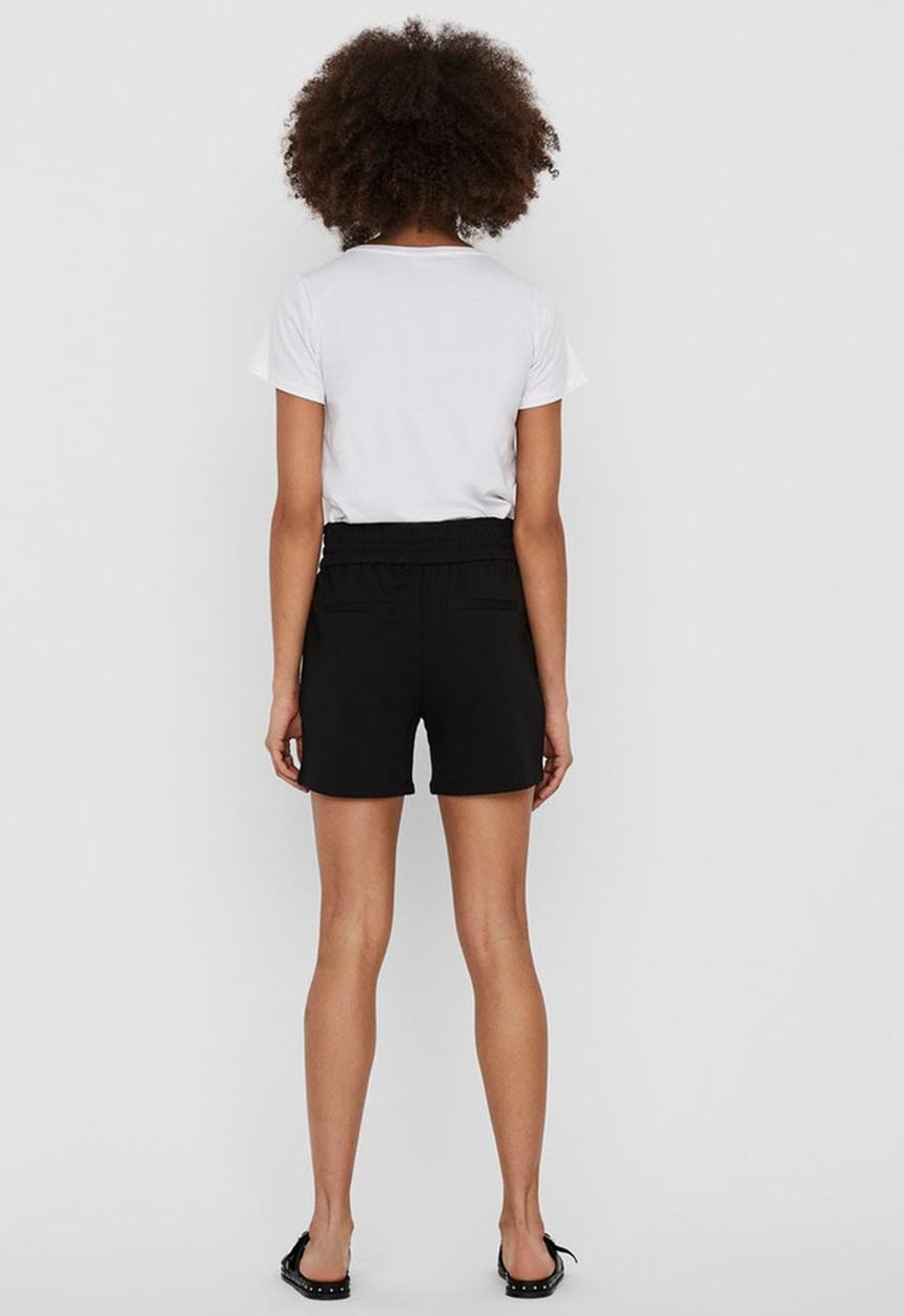 Vero Moda - Eva midrise short ruffle shorts - black