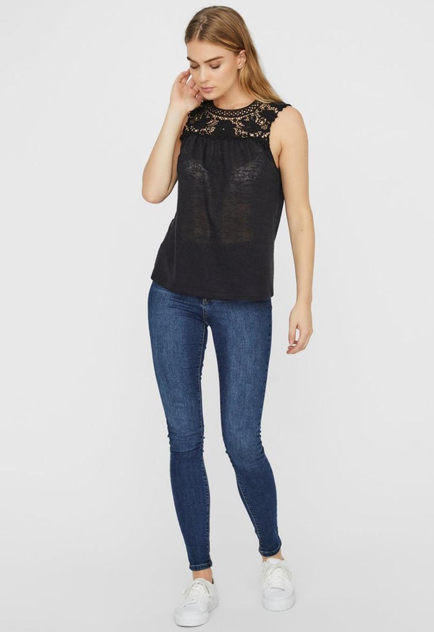 Vero Moda - Karola top - black
