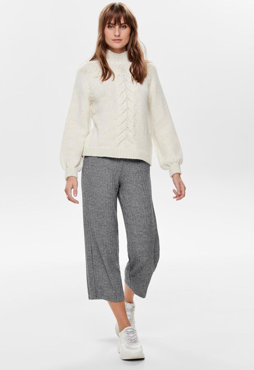 Jacqueline de Yong - Claudia culotte pants - grey 