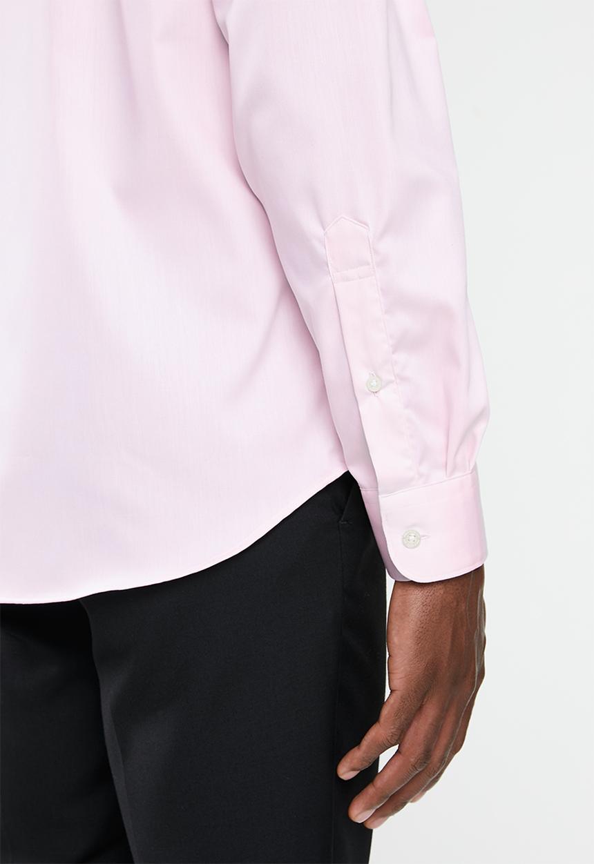 POLO - Prs amalfi classic twill shirt - pink