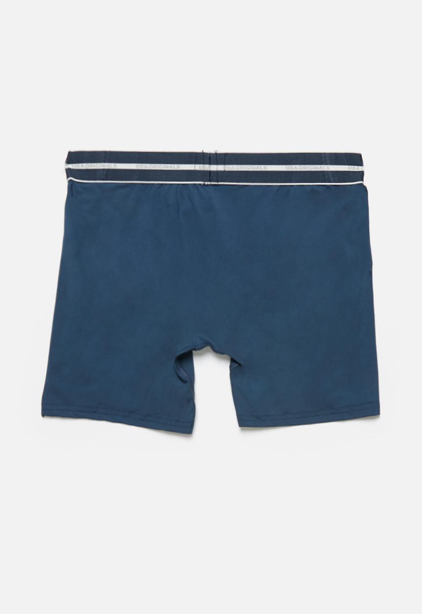 Jockey - Single nylon stretch long leg trunks - insignia blue