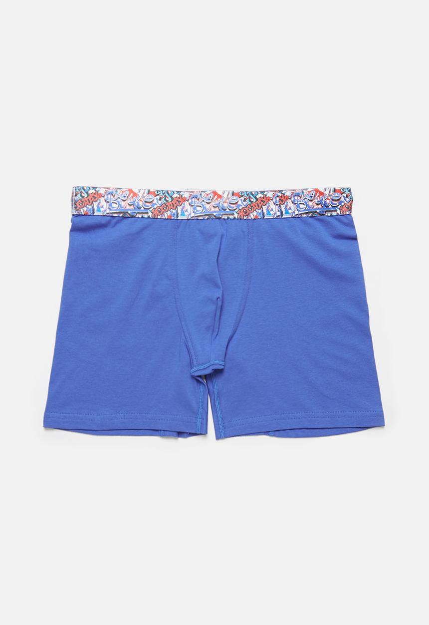 Jockey - Single trendz plain long leg pouch trunks - palace blue