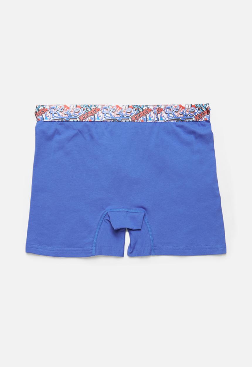 Jockey - Single trendz plain long leg pouch trunks - palace blue