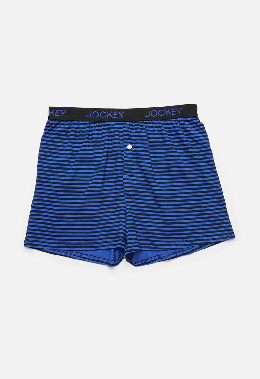 Jockey - Single printed loose fit boxers - med stripe
