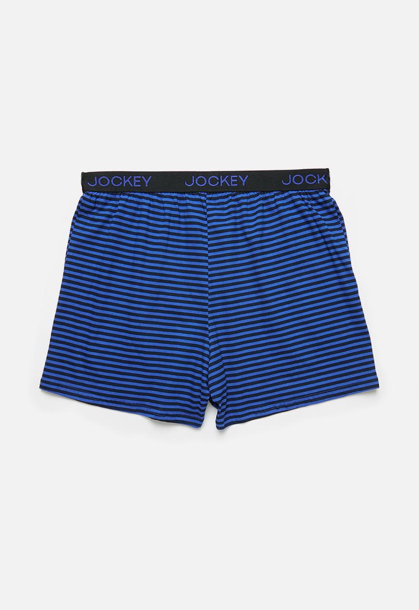 Jockey - Single printed loose fit boxers - med stripe