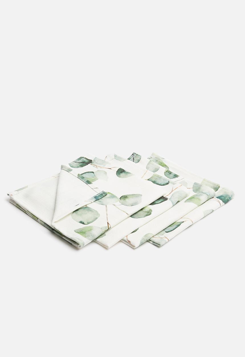 Sixth Floor - Eucalyptus  napkin set of 4