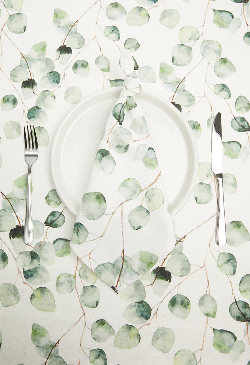Sixth Floor - Eucalyptus  napkin set of 4