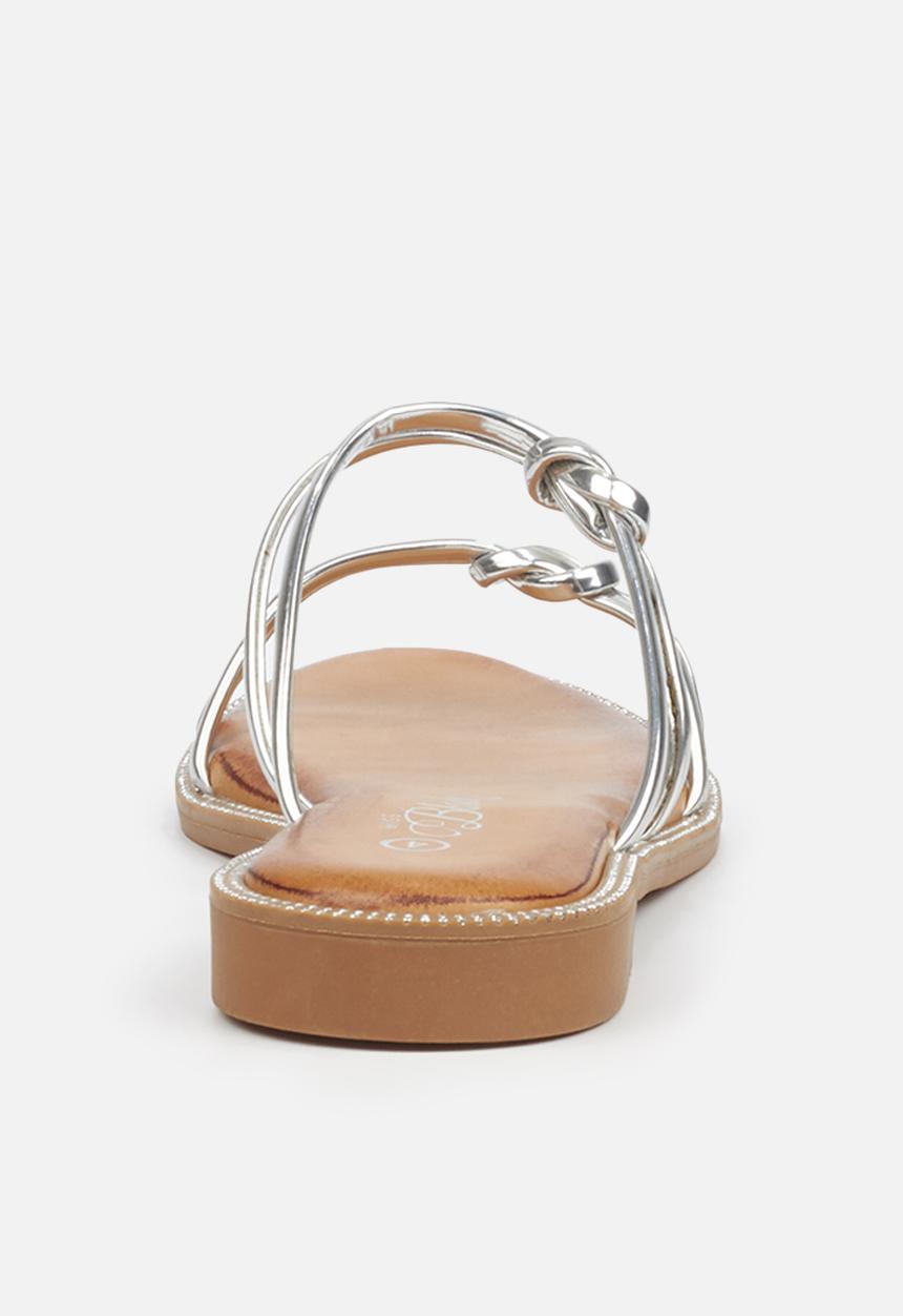 Miss Black - Borsh slide - silver
