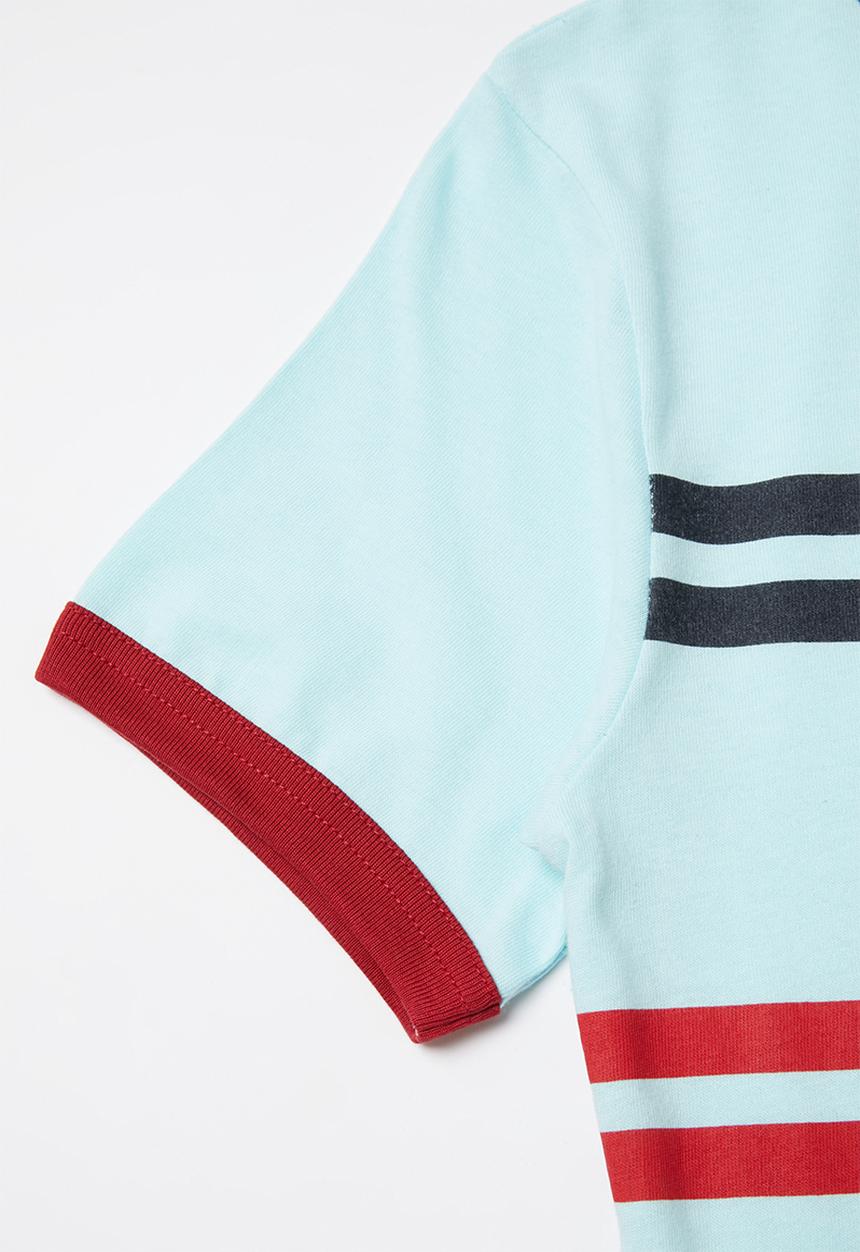 Levi’s® - Lvb striped levi's ringer tee - blue