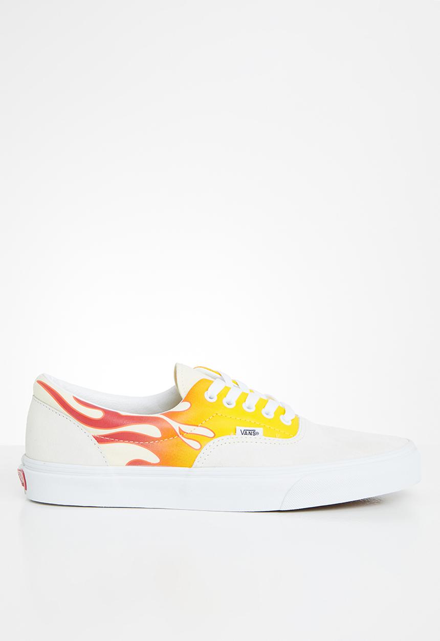 Vans - Ua era - (flame) true white/classic white