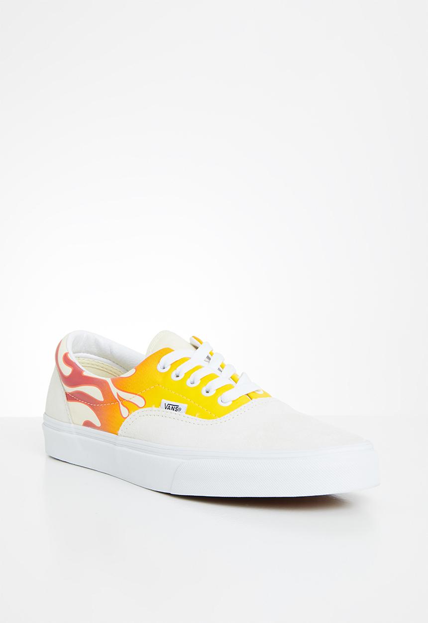 Vans - Ua era - (flame) true white/classic white