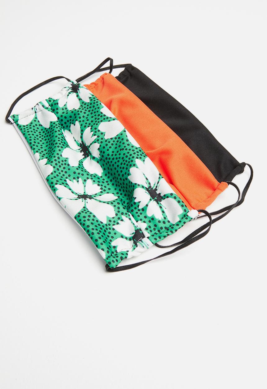 Superbalist - 3 Pack face mask  -multi