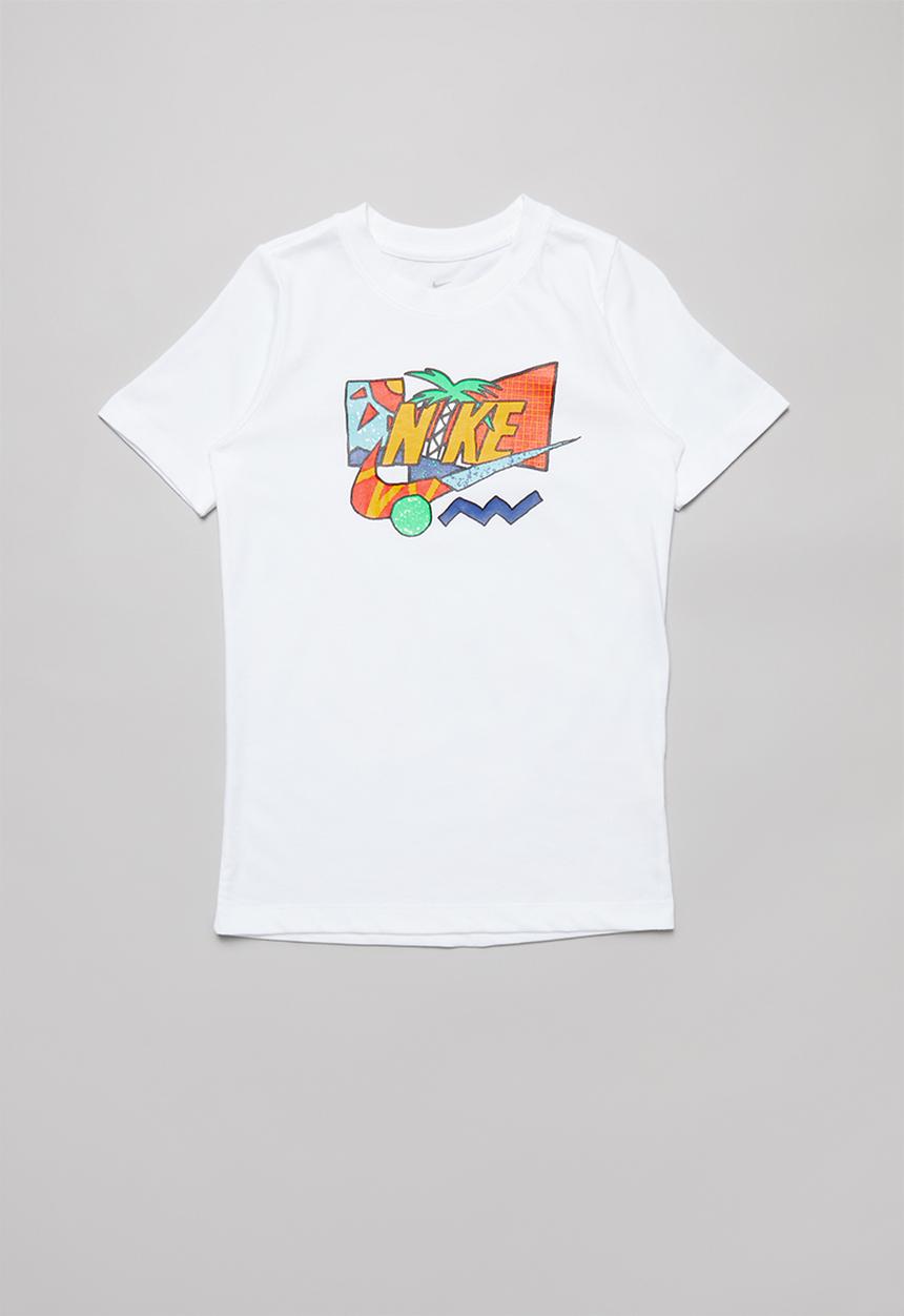 Nike - B nsw tee futura palm - white