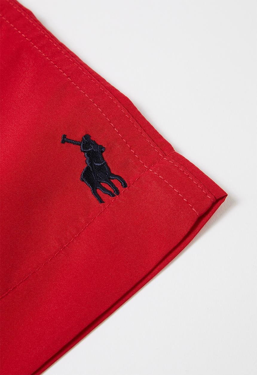 POLO - Boys dean active short - red