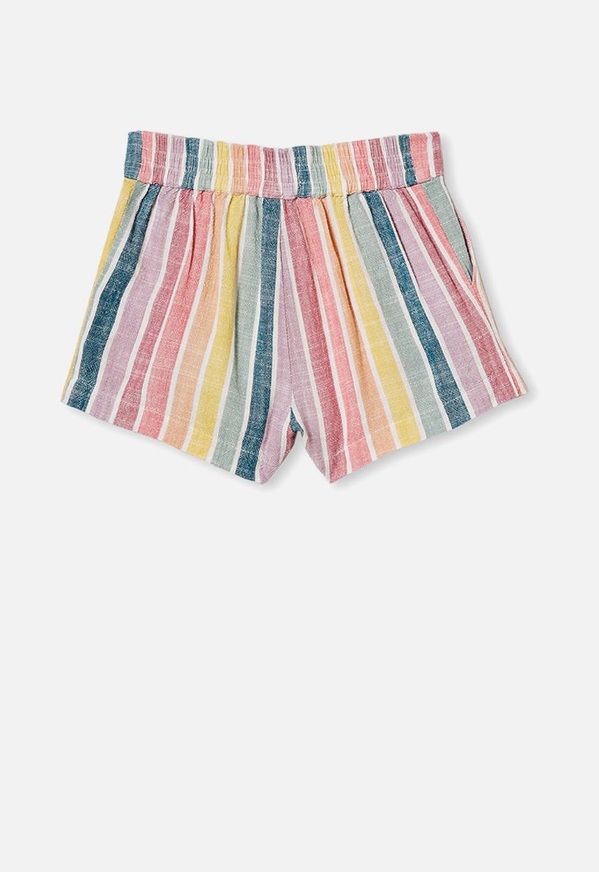Cotton On - Cassidy short - rainbow stripe